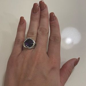 David Yurman amethyst size 6 ring
